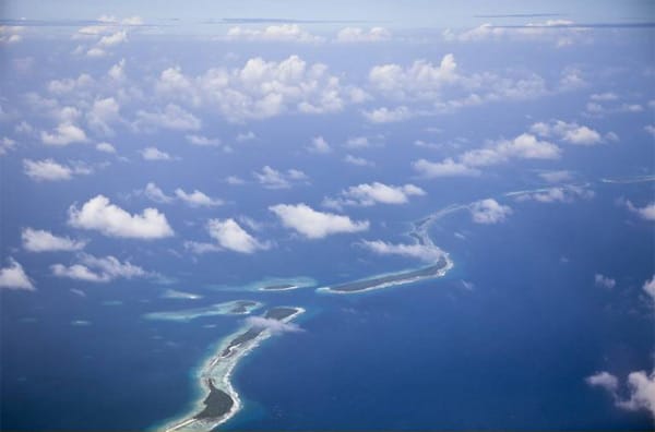 Die Marshallinseln (181 Quadratkilometer) im Pazifischen Ozean belegen Platz sieben.