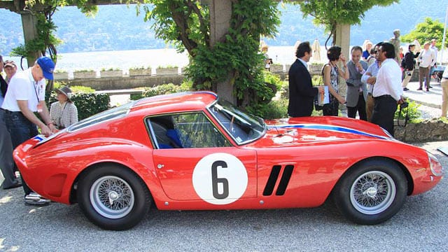 Ein Ferrari 250 GTO beim Concorso d'Eleganza Villa d´Este.