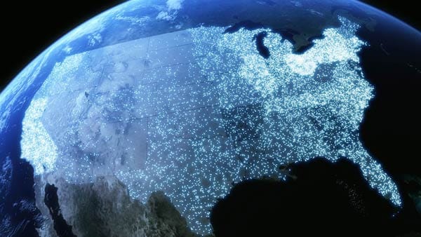 Eindrucksvoll ist auf diesem Bild der Verlust an Arbeitsplätzen in den USA in den vergangenen Jahren dargestellt.