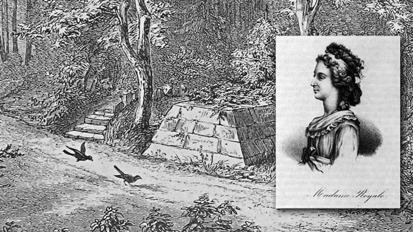 Historisches Rätsel: Zeichnungen der "Dunkelgräfin" und ihres Grabs in Hildburghausen