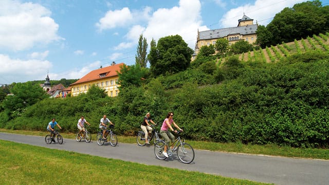 Prämierter Fernradweg: der Mainradweg.