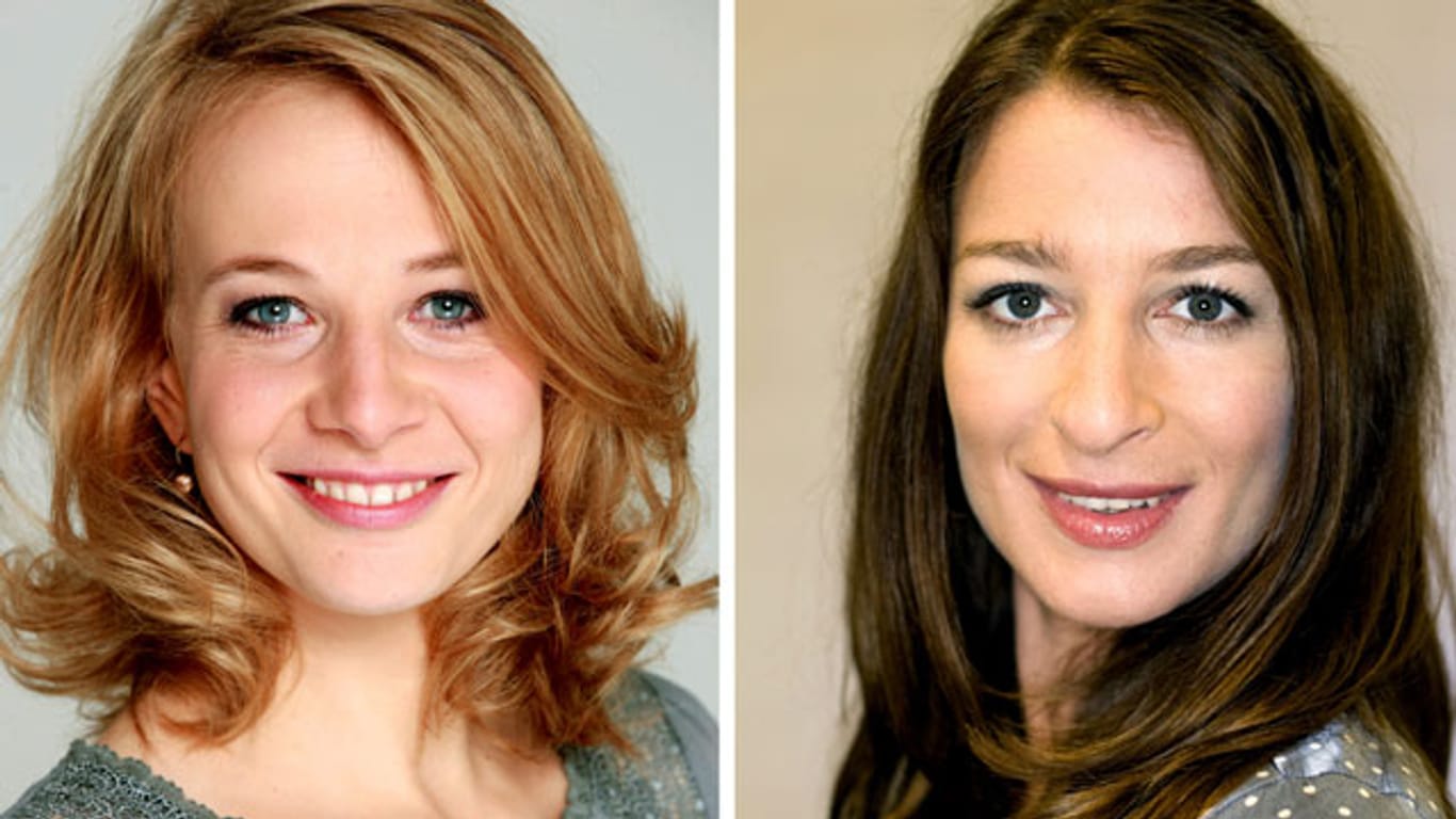 Die beiden "Rote Rosen"-Darstellerinnen Nela Schmitz (l) und Maria Fuchs sind schwanger.