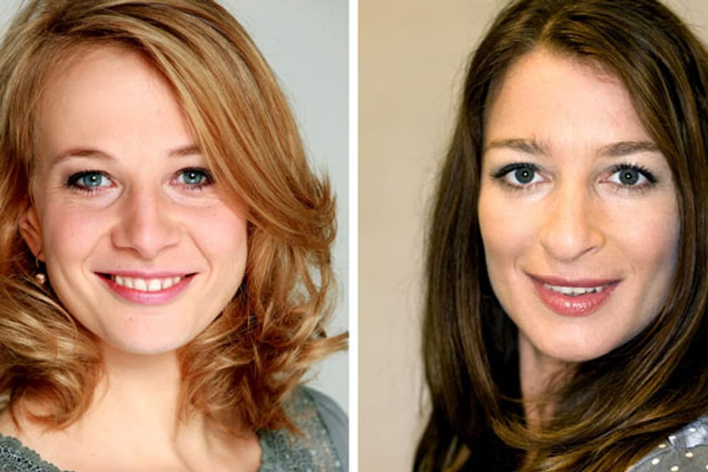 Die beiden "Rote Rosen"-Darstellerinnen Nela Schmitz (l) und Maria Fuchs sind schwanger.