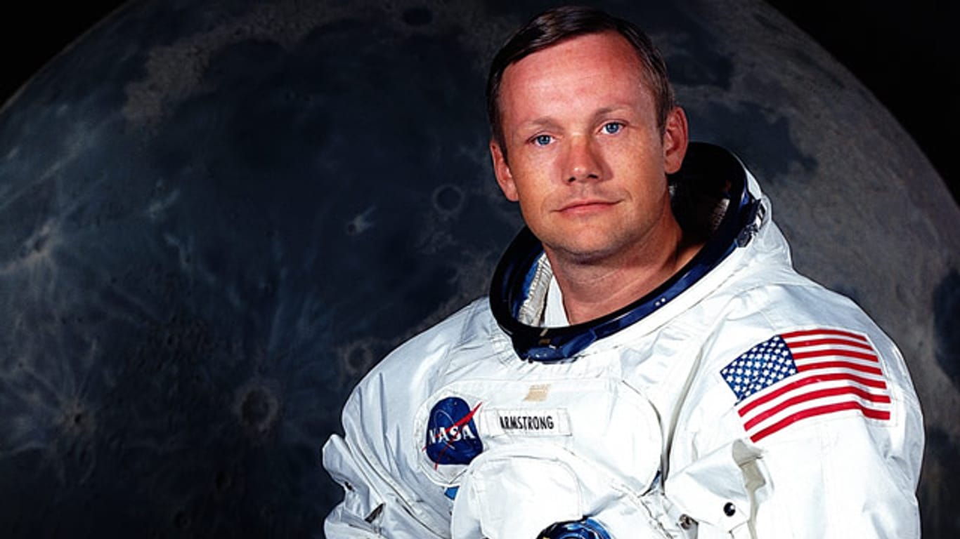 Astronaut Neil Armstrong betrat 1969 als erster Mensch den Mond