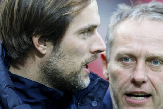 Thomas Tuchel (li.) und Christian Streich schätzen sich eigentlich.