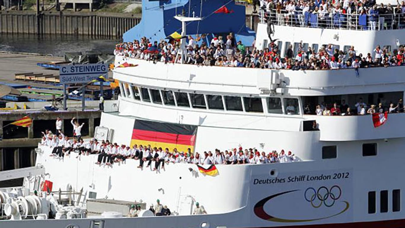 Die MS Deutschland ist ein Fünf-Sterne-Schiff.
