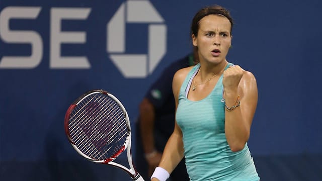 Tatjana Malek präsentiert sich bei den US Open in starker Form.