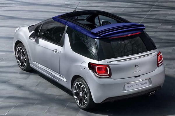 Citroën präsentiert den DS3 als Cabrio - der offene Lifestyle-Flitzer hat ein elektrisches Rolldach, das bis 120 km/h öffnet und schließt.