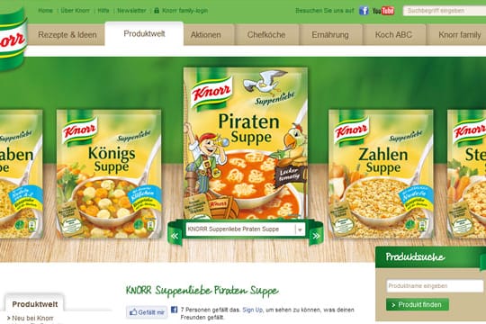 Die Piratensuppe ist unter den Produkten, die Plastikteile enthalten können