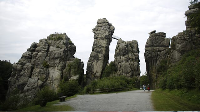 Die Externfelsen im Teutoburger Wald zogen schon die Steinzeit-Menschen an