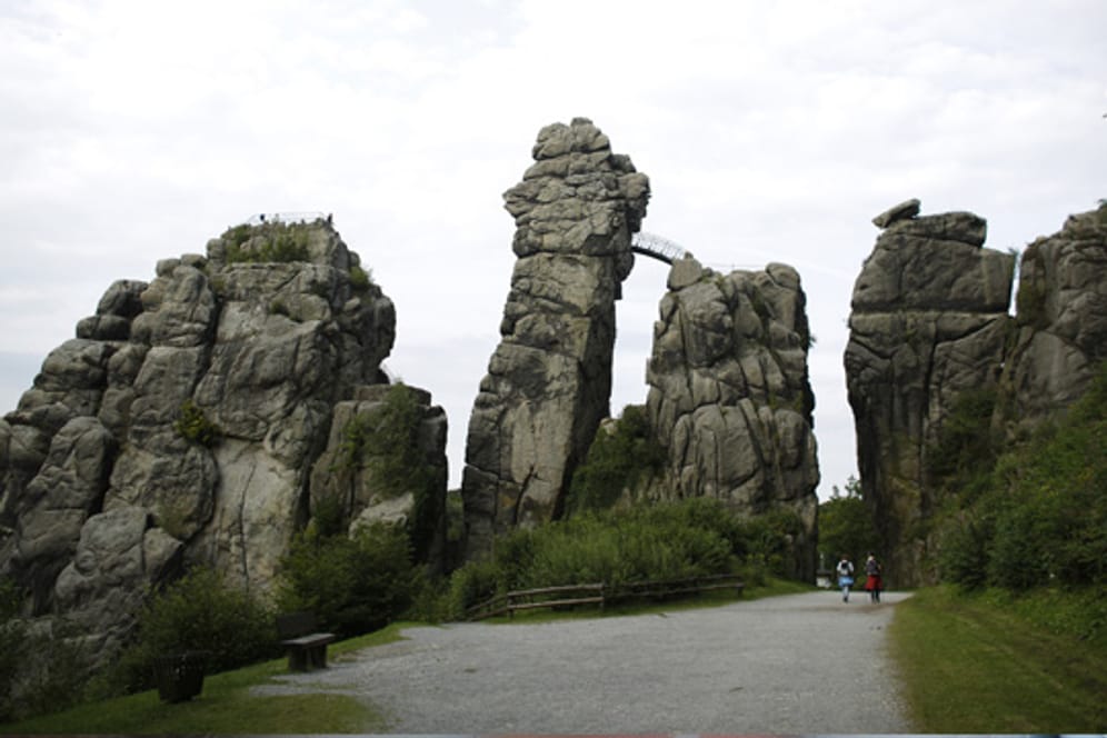 Die Externfelsen im Teutoburger Wald zogen schon die Steinzeit-Menschen an