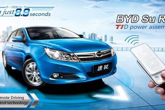 BYD F3 Su Rui: Mittels Controller kann das Auto ferngesteuert werden