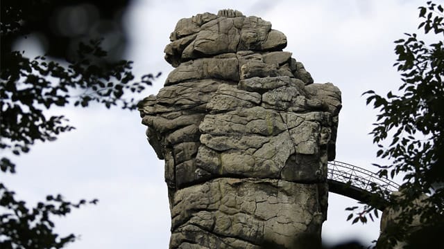 Beeindruckendes Naturwunder: Die Externsteine im Teutoburger Wald.