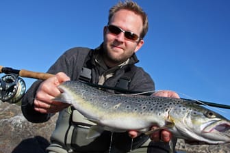 In Schweden Rekordfische angeln.