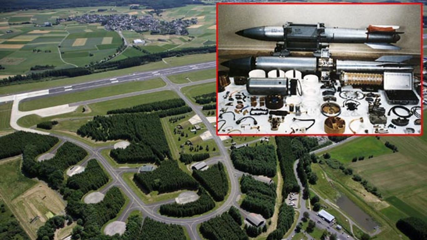 Amerikanische Atomwaffen sollen heute noch auf dem Luftwaffenstützpunkt Büchel in der Eifel lagern