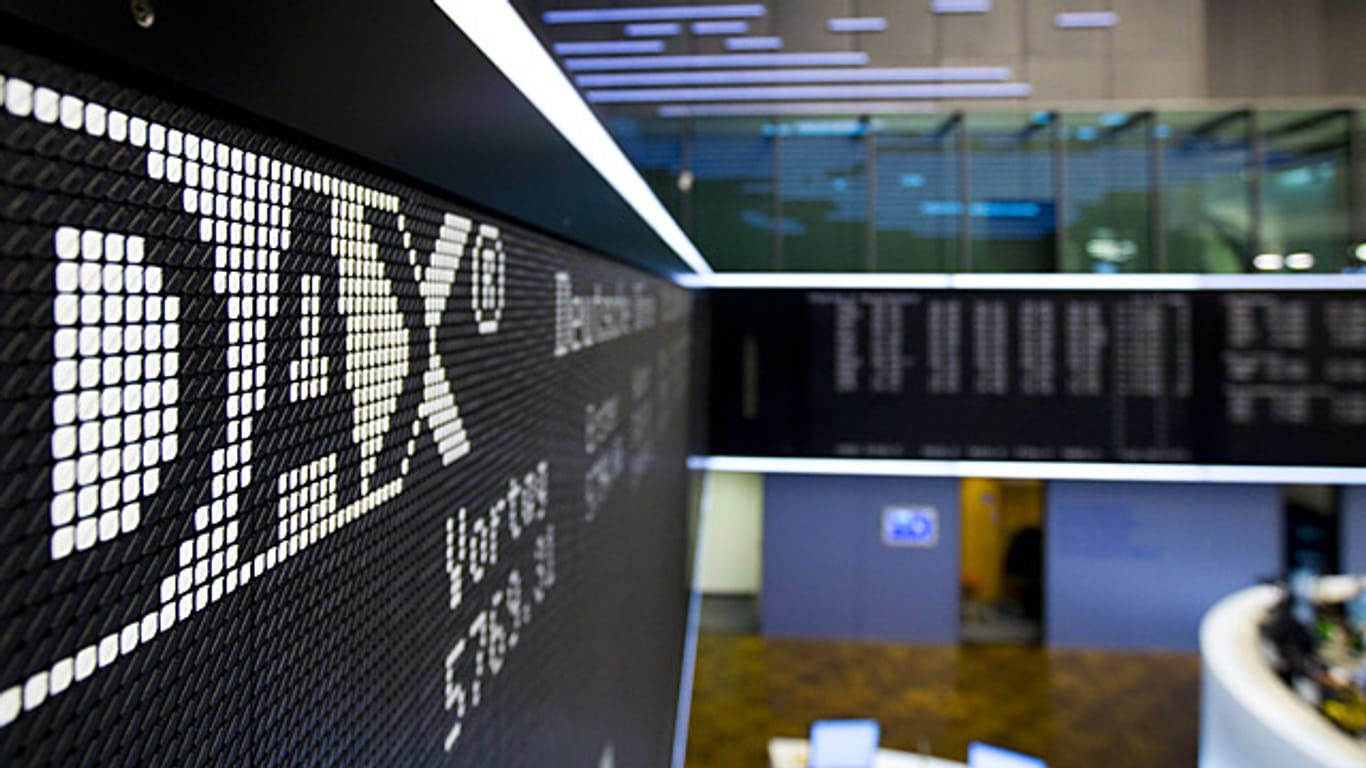 DAX auf der Anzeigetafel der Deutschen Börse in Frankfurt