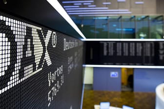 DAX auf der Anzeigetafel der Deutschen Börse in Frankfurt