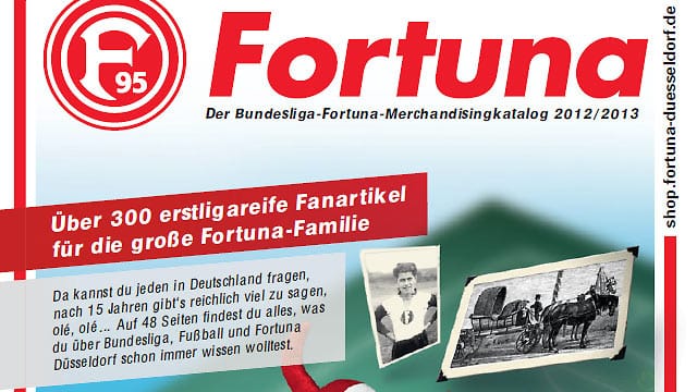 Der neuen Fan-Katalog von Fortuna Düsseldorf sorgt für Wirbel.