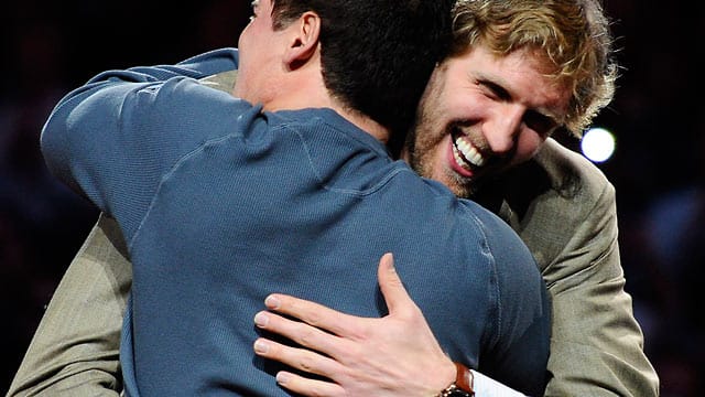 NBA-Star Dirk Nowitzki und sein Boss Mark Cuban