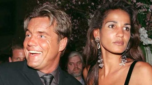 Dieter Bohlen und "Naddel" bei einem Event (Archivfoto): Die Beziehung der beiden sorgte für viele Schlagzeilen.