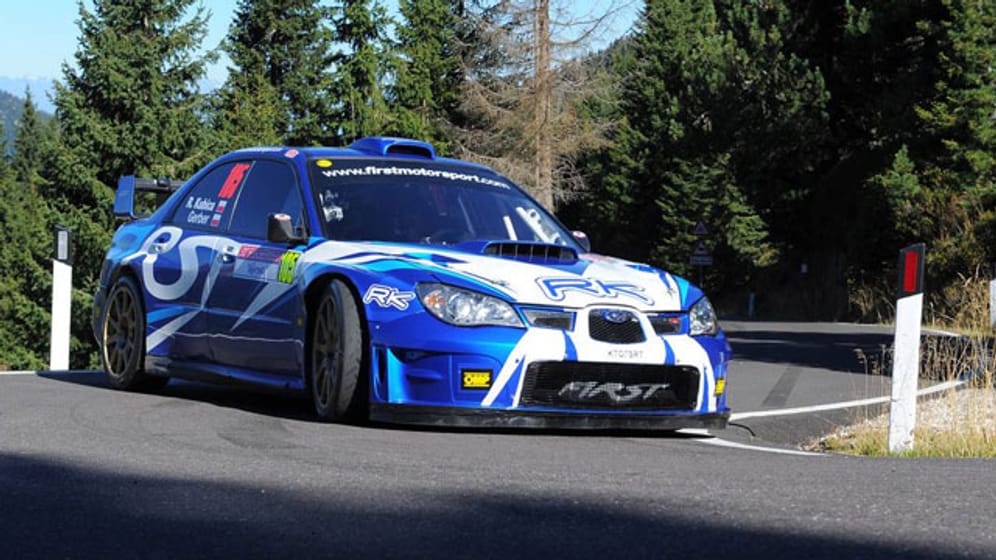 Robert Kubica verlor bei der Rallye Internazionale San Martino in seinem Subaru die Kontrolle.