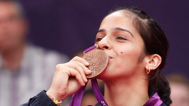 Neben Nehwals Bronzemedaille gewann die indische Olympiamannschaft fünf weitere Medaillen in London. Neben Nehwals Bronzemedaille gewann die indische Olympiamannschaft fünf weitere Medaillen in London.