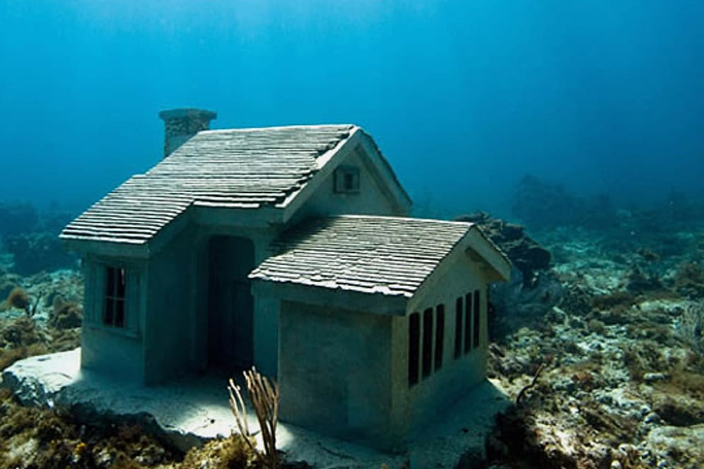 "Urban Reef": Zementhaus im Unterwassermuseum