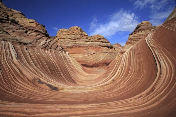 Erosion formte im Laufe Jahrmillionen die einzigartigen Formen des Sandsteins.