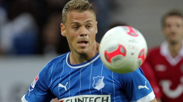 Boris Vukcevic im Dress der TSG Hoffenheim beim letzten Heimspiel gegen Hannover 96. Boris Vukcevic im Dress der TSG Hoffenheim beim letzten Heimspiel gegen Hannover 96.