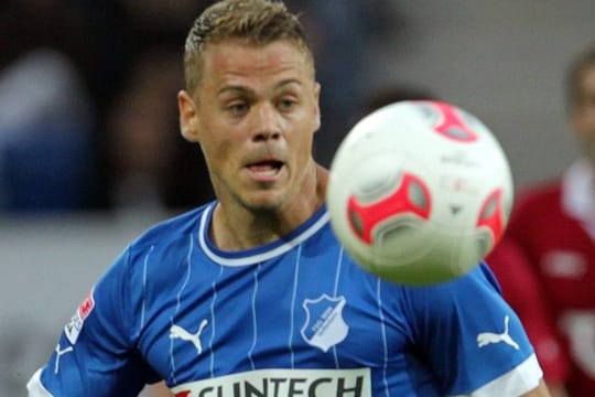 Boris Vukcevic im Dress der TSG Hoffenheim beim letzten Heimspiel gegen Hannover 96.