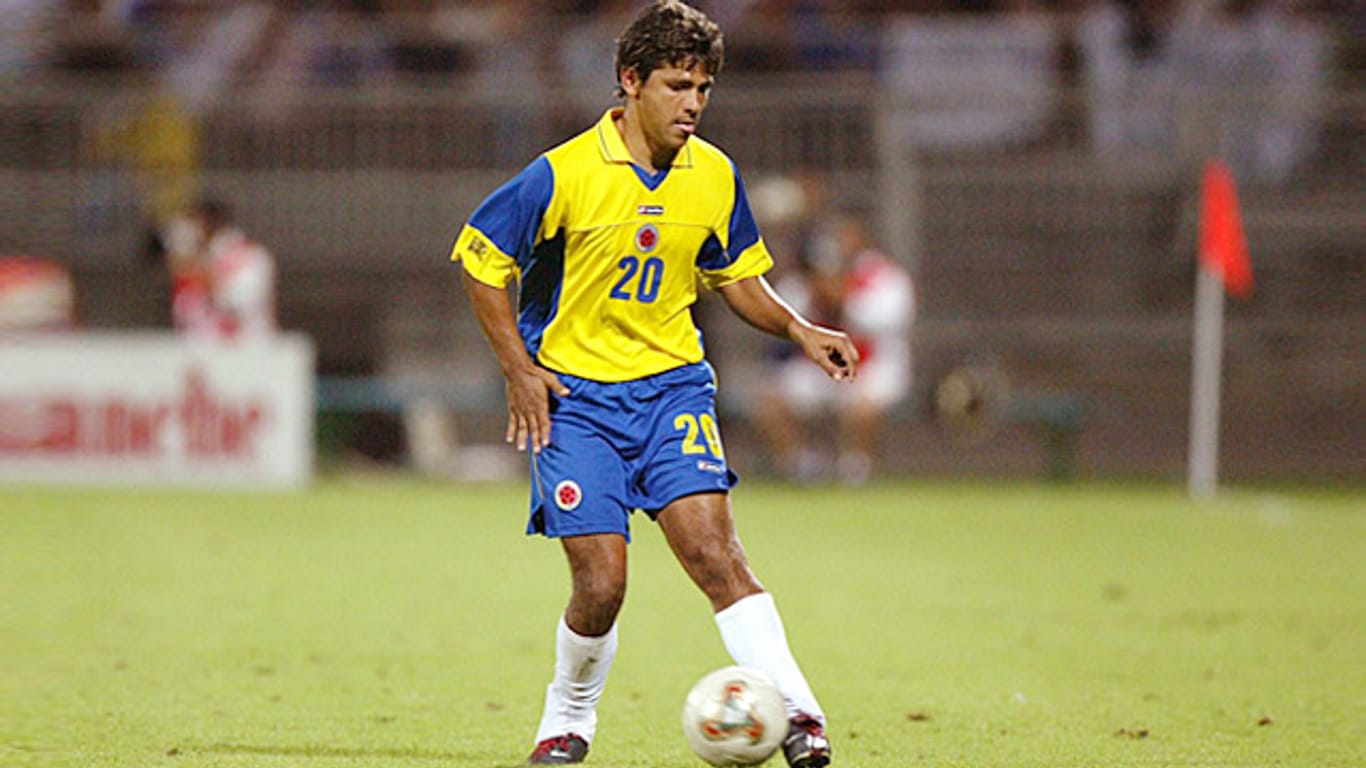 Gerardo Bedoya in einem seiner 49 Länderspiele für Kolumbien.