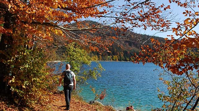 Herbstwanderung im Werdenfelser Land.