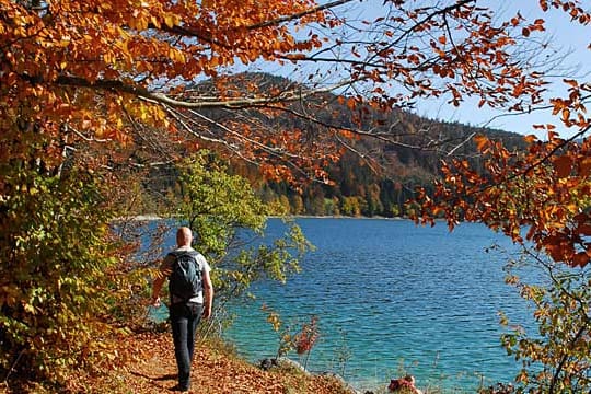 Herbstwanderung im Werdenfelser Land.