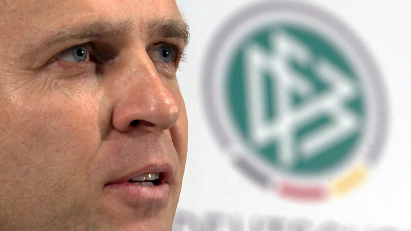 Nationalteam-Manager Oliver Bierhoff: "Wir dürfen nicht unnötig Unruhe reinbringen."