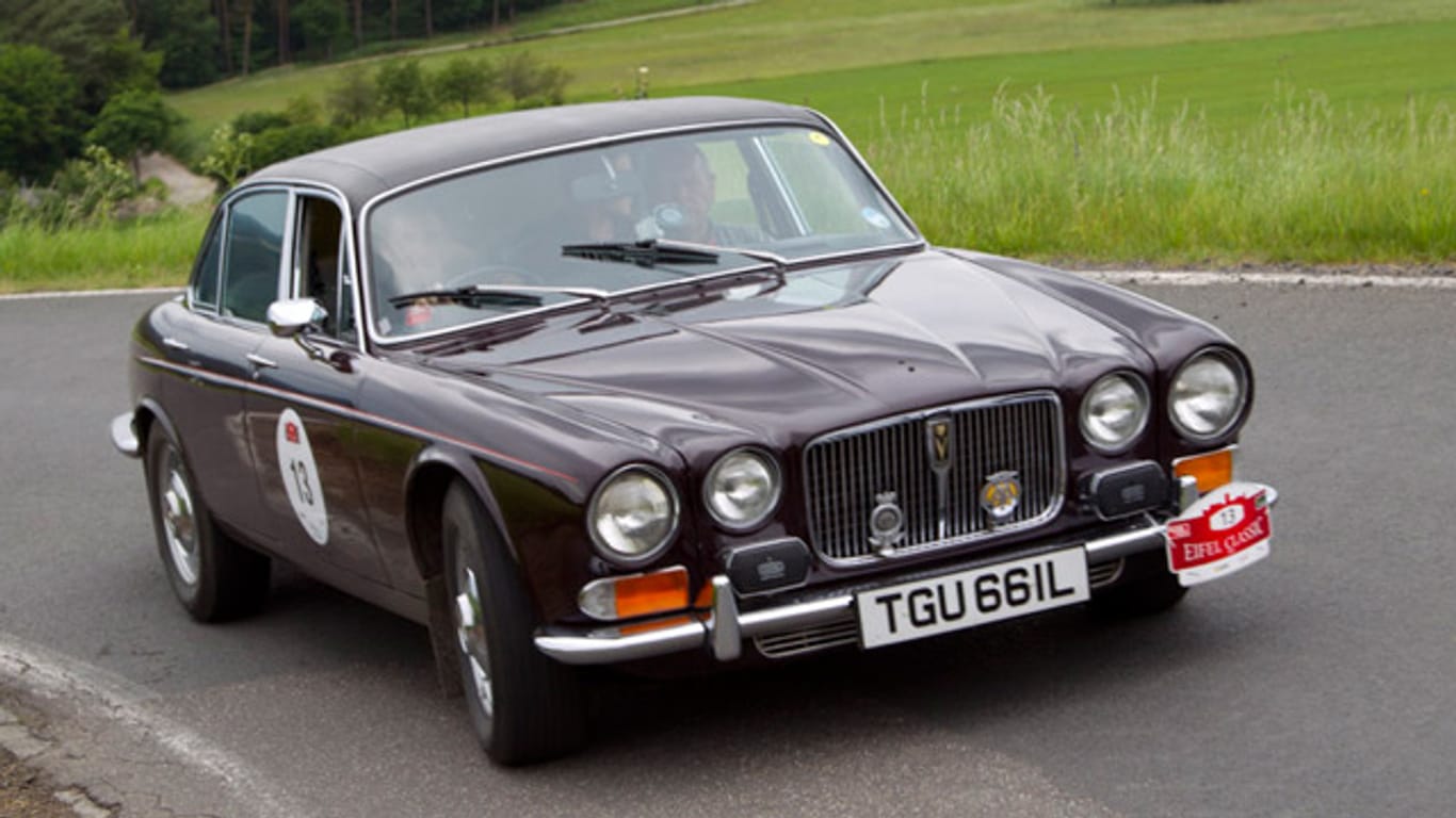 Der Jaguar XJ der Queen Mum im Jahre 1973