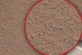 "Curiosity": Dieses silbrige Teilchen hatte die Mars-Mission vorübergehend gestoppt.