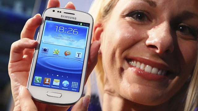 Samsung Galaxy S3 Mini in Frankfurt vorgestellt.