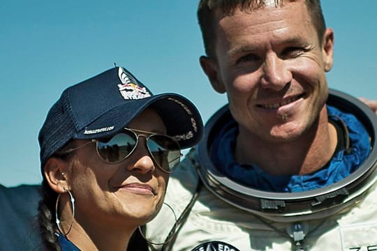 Felix Baumgartner mit Ex-Freundin Nicole Öttl (Archivbild): Sie waren vier Jahre lang ein Paar.