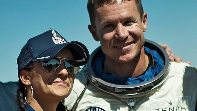 Felix Baumgartner mit Ex-Freundin Nicole Öttl (Archivbild): Sie waren vier Jahre lang ein Paar.