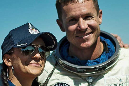 Felix Baumgartner mit Ex-Freundin Nicole Öttl (Archivbild): Sie waren vier Jahre lang ein Paar.