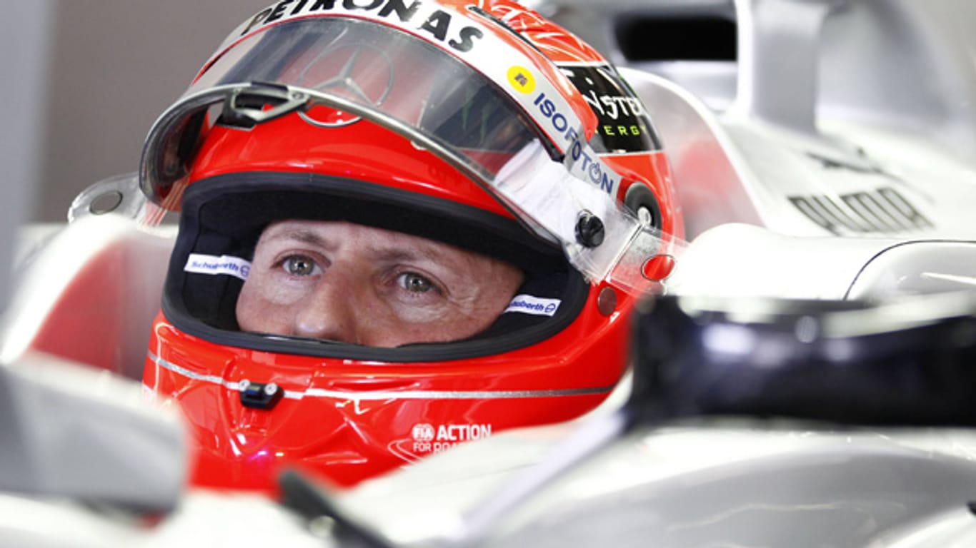 Michael Schumacher räumt Fehler ein, ist mit sich aber im Reinen.