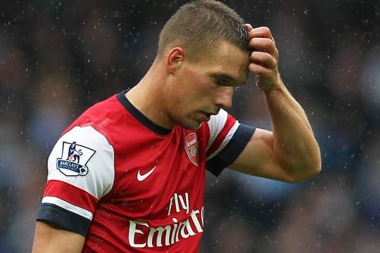 Lukas Podolski vom FC Arsenal