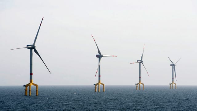 Beim Bau des Windparks Borkum geht es vorläufig nicht weiter