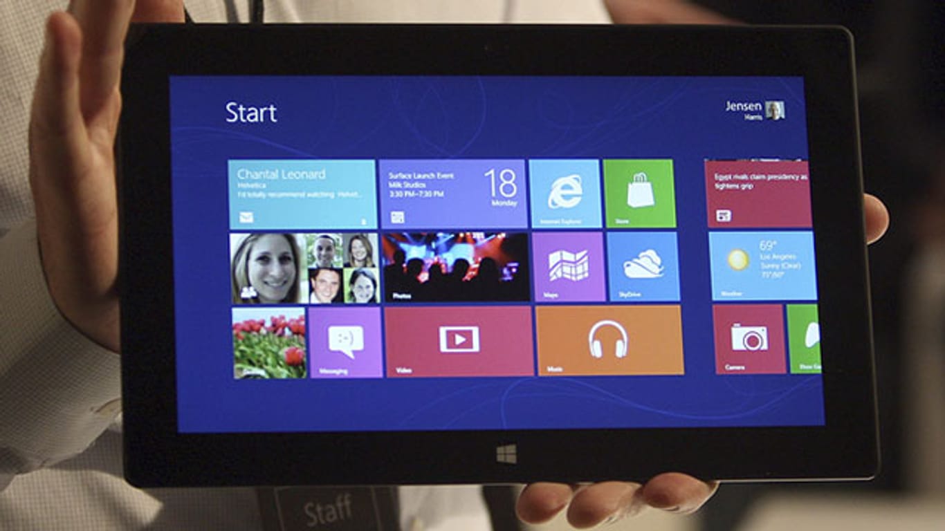 Microsoft Surface ist der erste Tablet-PC mit Windows 8.