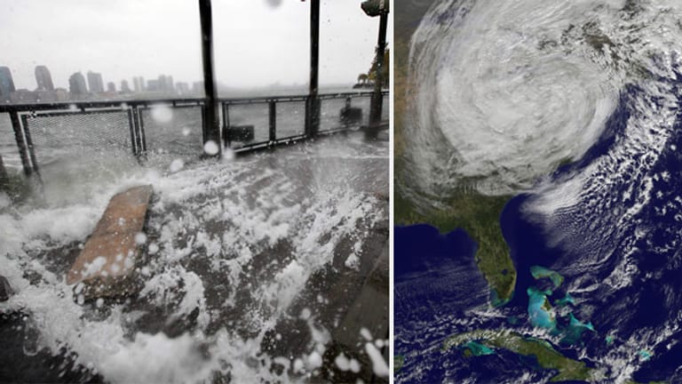 Wirbelsturm "Sandy" hat vor allem in New York und im Bundesstaat New Jersey große Schäden angerichtet