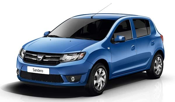 Dacia stellt gleich drei neue Fahrzeuge vor. Zum einen die hier gezeigte Neuauflage des Dacia Sandero.