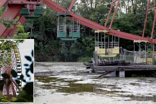 Das Riesenrad im Berliner Spreepark steht seit Jahren still