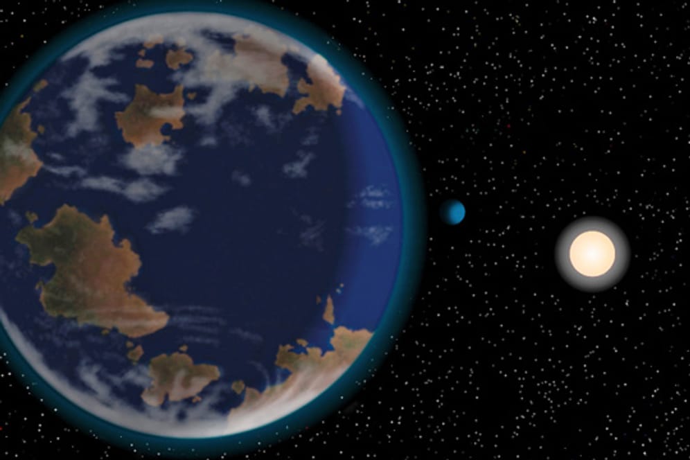 Super-Erde nur 42 Lichtjahre weit weg