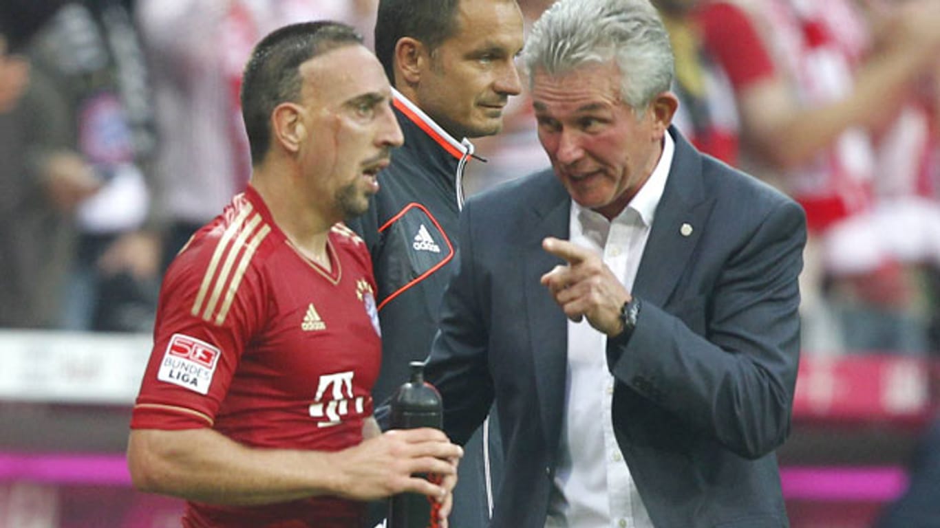 Erfolgsgespann: Franck Ribéry würde gerne weiter mit Jupp Heynckes (rechts) arbeiten.