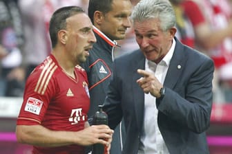 Erfolgsgespann: Franck Ribéry würde gerne weiter mit Jupp Heynckes (rechts) arbeiten.